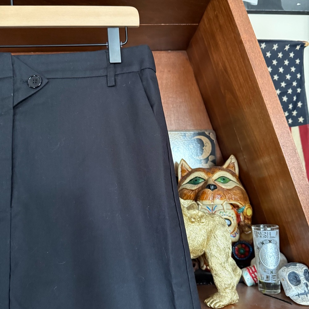 The Commense - Basic Buttoned Maxi Skirt - Black … - image 3